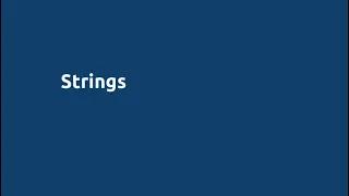 Python for Engineers Module 6 Part 1 Strings