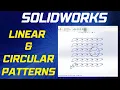 How to Create Linear and Circular Patterns in SOLIDWORKS - Solidworks Beginner s Tutorial