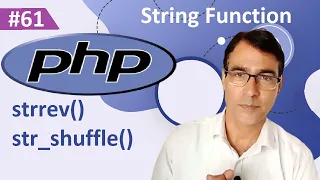 PHP string strrev and str - shuffle function PHP tutorial for beginners lesson