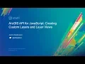 ArcGIS API for JavaScript Creating Custom Layers and Layer Views