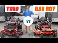 Toro Z Master 2000 vs Bad Boy Maverick In Depth Comparison