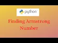Basic Python Programs Armstrong Number Python in Tamil