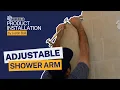 How to Install Adjustable Shower Arm by HammerHead Showers