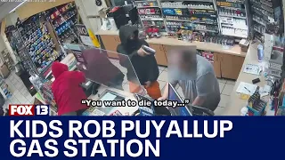Kids with illegal guns rob Puyallup gas station FOX 13 Seattle