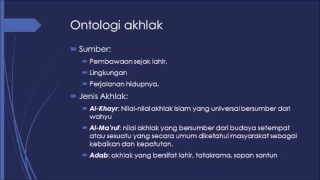 Download ETIKA RELIGIUS: ONTOLOGI AKHLAK - AL-GHAZALI (3) MP3