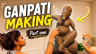 Ganpati making| step by step tutorial | clay work