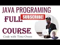 Full Java Programming Course Part 1