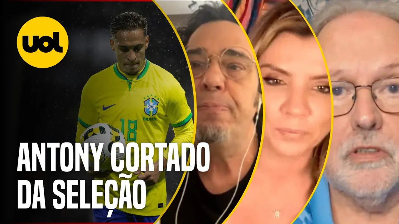ANTONY É CORTADO DA SELEÇÃO BRASILEIRA APÓS DENÚNCIA DA EX; FERNANDO DINIZ CHAMA GABRIEL JESUS