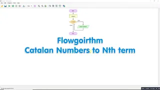Flowgorithm - Catalan Numbers