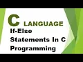 If - Else Statements in C Conditional Statements In C Syntax of if-else EnhanceCodeLearning