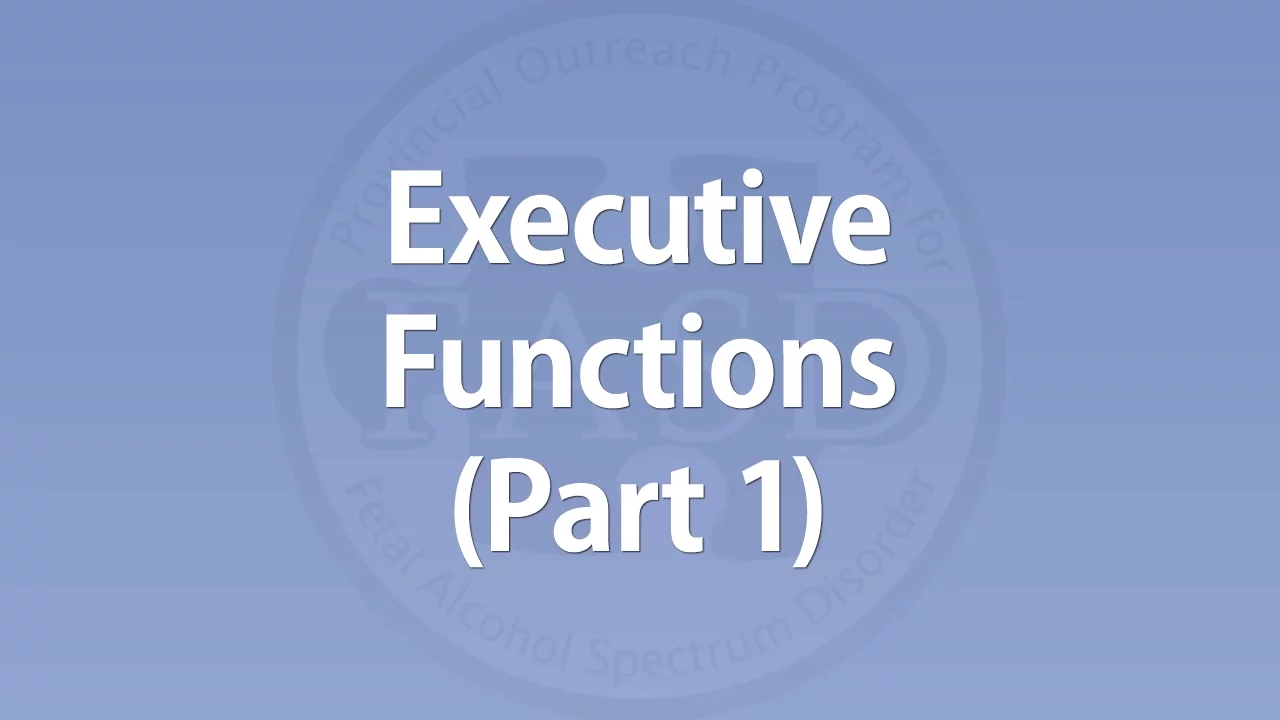 Executive Functions (Part 1)
