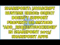 JavaScript runtime error Object doesn t support property