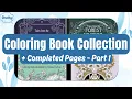 Coloring Book Collection Completed Pages Part 1 Adult Coloring Finished Pages