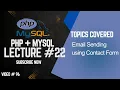 How to Send Emails from a Contact Form Locally Using PHP PHPMailer SMTP Tutorial