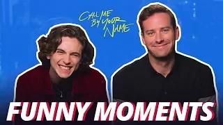 Download Call Me by Your Name Bloopers Funny Moments - Armie \u0026 Timothée MP3