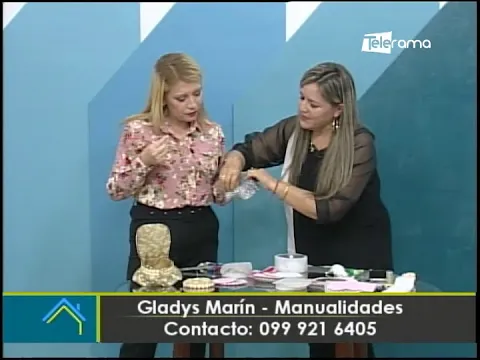 Realizando artículos de decoración del hogar a partir de envases reciclados