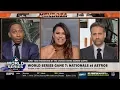 ESPN FIRST TAKE Jessica Menooza Bold Prediction World Series Game 7 Nationals at Astros