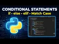 Python Conditional Statements if if-else elif Nested if Match Case Practice Programs