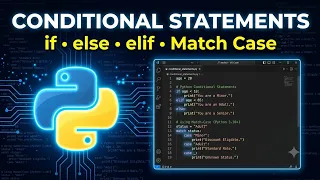 Python Conditional Statements if if-else elif Nested if Match Case Practice Programs