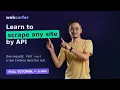 Web Scraping API Tutorial Scrape Any Site With One HTTP Request
