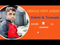 Delete truncate commands