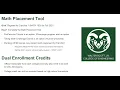 CSU Engineering Orientation Math and Chem Prep Webinar