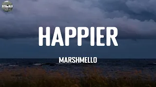 Download Happier - Marshmello / Lyric Video MP3