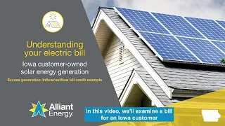 Understanding Your Bill - Customer Owned Generation