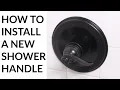 How to Install A New Shower Faucet Handle For a Delta Faucet
