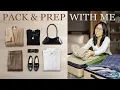 Pack \u0026 Prep with Me: Affordable Quiet Luxury Outfits \u0026 Travel Tips for Comfortable Flying