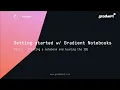 Gradient Tutorials Getting started with Gradient Notebooks Part 1