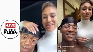 MICHAEL RAINEY JR PAIGE HURD FLIRTING ON LIVE FROM POWER BOOK II GHOST LITF
