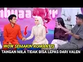 Lagu Hubungan Penuh kemesraan . Mila Pegang Tangan Valen, Di Studio Pagi Pagi Ambyar Mendadak Hangat