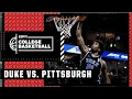 Duke Blue Devils at Pittsburgh Panthers Full Game Highlights