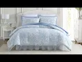 Farmhouse Bedroom Makeover Laura Ashley Twin Comforter Set Review Bedford Blue Reversible Cotton