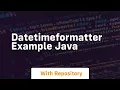 datetimeformatter example java