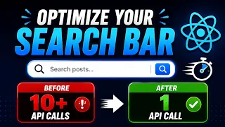 React Debounce Search Bar Explained Stop Unnecessary API Calls Real Example