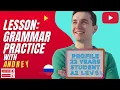 LESSON 1 -GRAMMAR PRACTICE (PRESENT SIMPLE vs PRESENT CONTINUOUS. with Andrey(A2 Level) from Russia