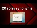 sorry synonyms