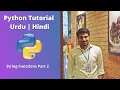 Python Tutorial for Beginners in Urdu Hindi 2021 Python String Part 2