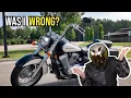 The Honda Shadow 750 NOT A Beginner Bike