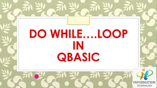 Do while loop in Qbasic