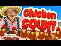 Chicken Count Fun Counting Song for Kids Jack Hartmann