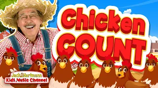 Chicken Count Fun Counting Song for Kids Jack Hartmann