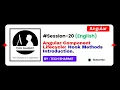 angular component lifecycle angular lifecycle hooks with example in English 2025 Session-20