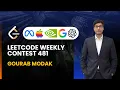 Leetcode Weekly Contest 481 Solutions - A to C by spexcher Gourab Modak