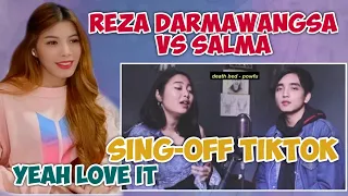 Download DJ TIKTOK SING-OFF (MEDLEY EVERY HIT SONGS ON TIKTOK) Reza vs Salma | Reaction MP3