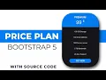How To Make Pricing Table Using HTML And CSS Bootstrap 5 Price Plan
