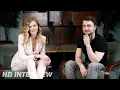 FUN chat Daniel Radcliffe Samara Weaving talk games partners in crime film GUNS AKIMBO