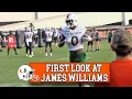 JAMES WILLIAMS Drills in First Two Practices as a Hurricane 6-5 Safety Former 5-Star